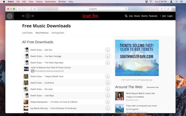 what is the best free music download site for mac