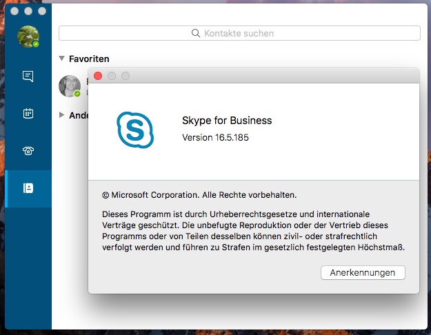 mac skype for business client screen sharing